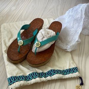 Tory Burch platform sandals size 7